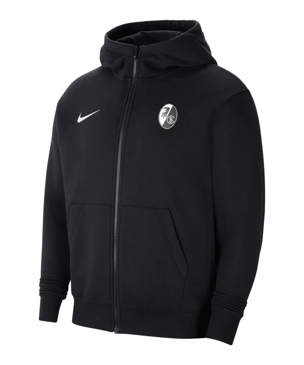 nike sc freiburg sweatjacke kids schwarz f010