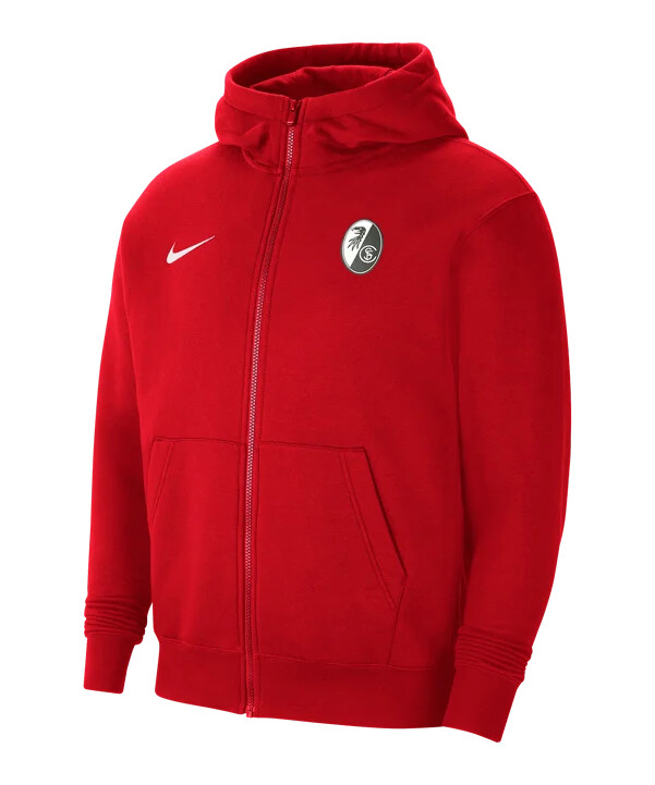 nike sc freiburg sweatjacke kids rot f657