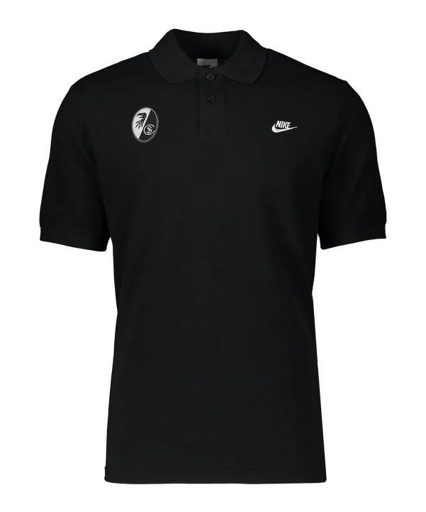 nike sc freiburg nsw polo schwarz f010