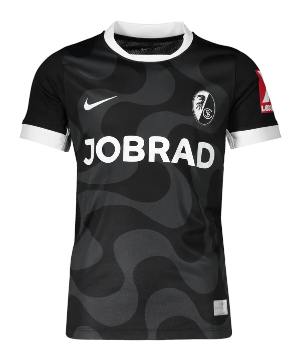 nike sc freiburg trikot auswärts 20252026 kids schwarz f013