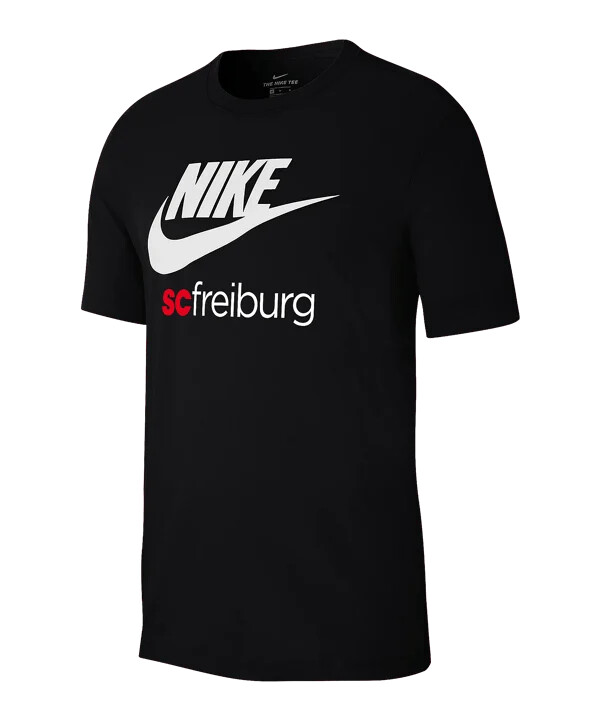 nike sc freiburg nsw futura t-shirt damen schwarz f010