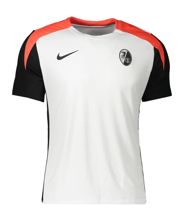 nike sc freiburg trainingsshirt kids weiß f100