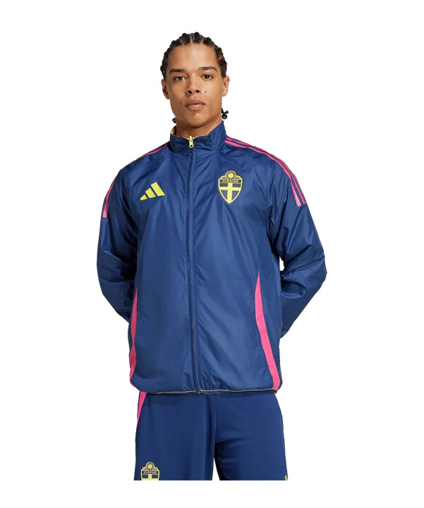 adidas schweden anthem jacke blau