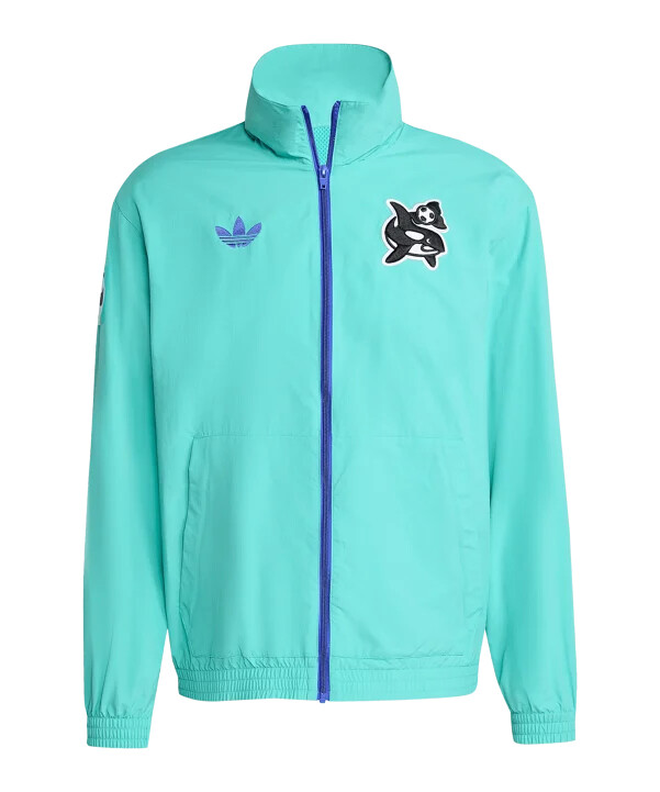 adidas seattle sounders fc seattle sounders fc anthem jacke blau