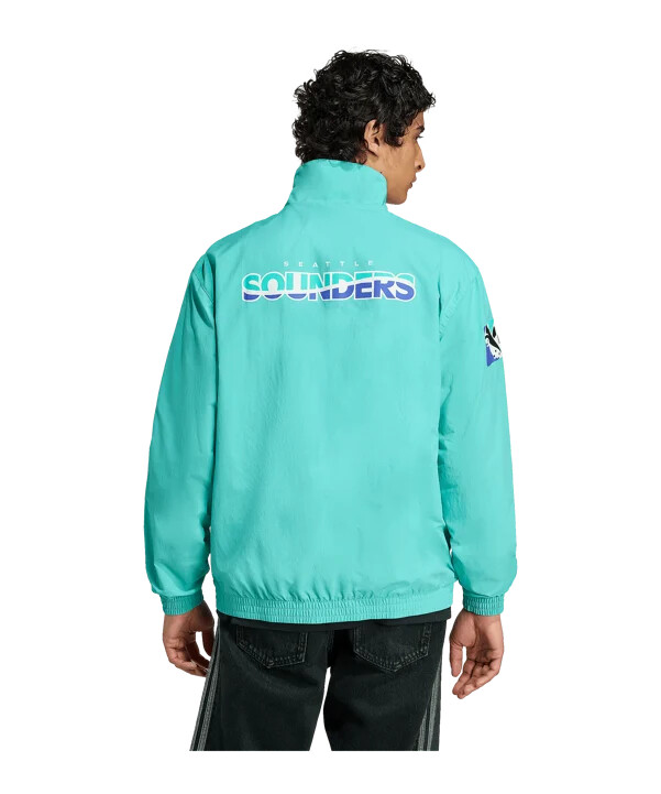 adidas seattle sounders fc seattle sounders fc anthem jacke blau