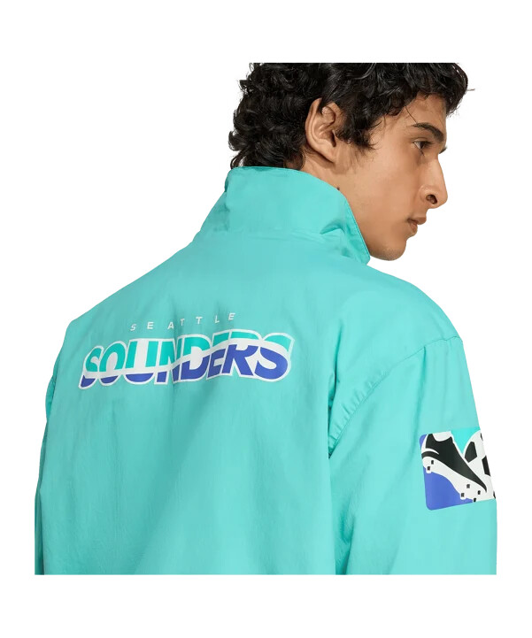 adidas seattle sounders fc seattle sounders fc anthem jacke blau