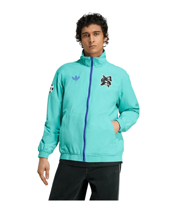 adidas seattle sounders fc seattle sounders fc anthem jacke blau