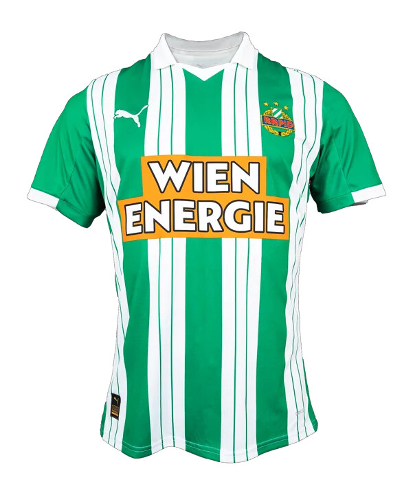 puma sk rapid wien trikot heim 20252026 kids grün f01