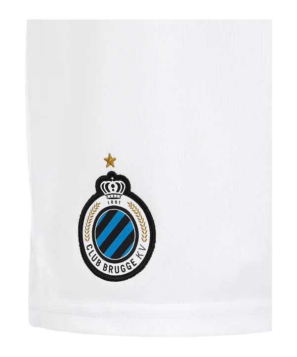 castore fc brügge short away 20242025 kids weiss f001