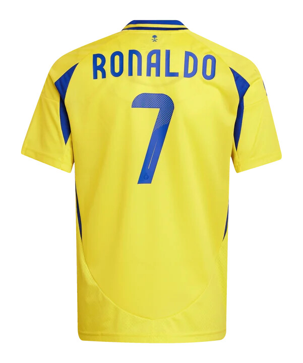adidas al nassr fc 2425 ronaldo home jersey kids yellow
