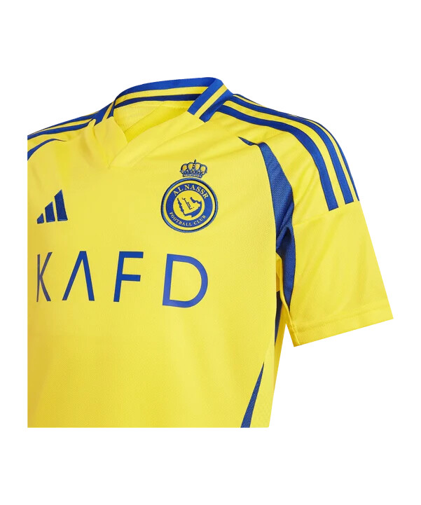 adidas al nassr fc 2425 ronaldo home jersey kids yellow