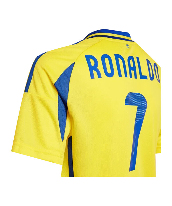 adidas al nassr fc 2425 ronaldo home jersey kids yellow