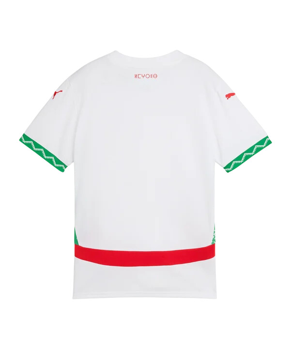 puma marokko jr trikot away 20242025 kids weiss f02