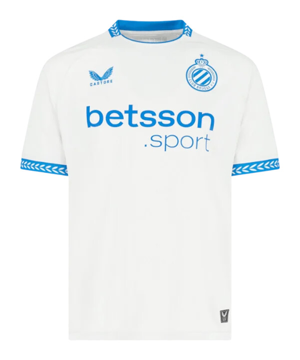 castore fc brügge trikot auswärts 20252026 weiß f123