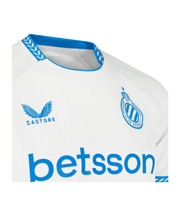 castore fc brügge trikot auswärts 20252026 weiß f123