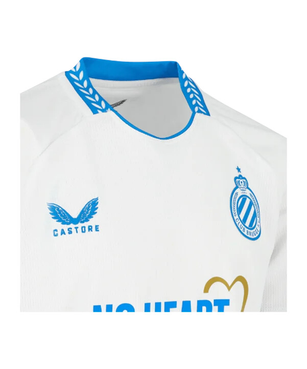 castore fc brügge trikot auswärts 20252026 weiß f123