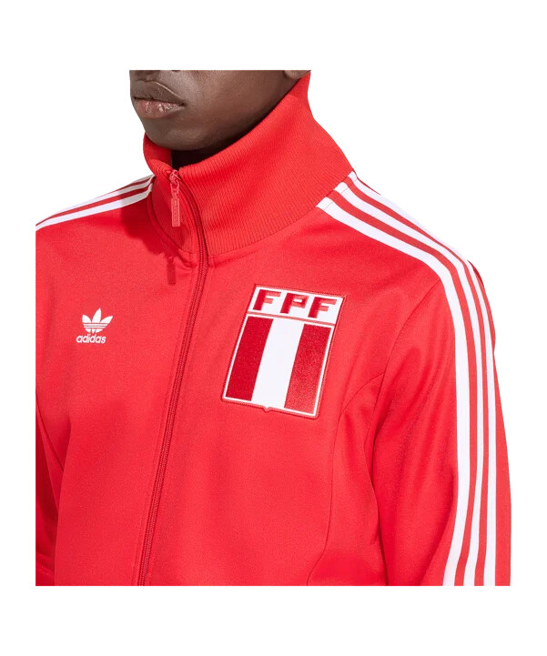 adidas peru präsentationsjacke rot
