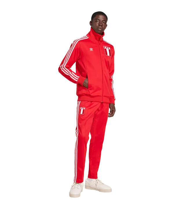 adidas peru präsentationsjacke rot