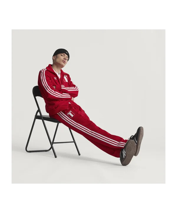 adidas peru präsentationsjacke rot