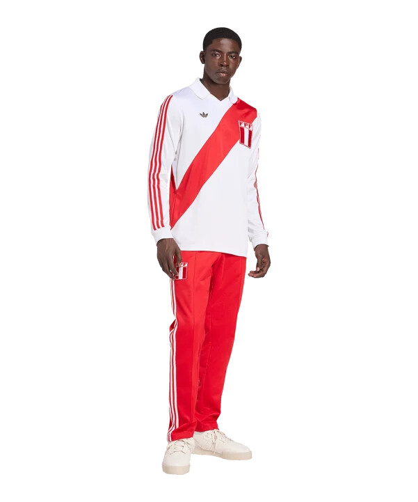 adidas peru trainingshose rot