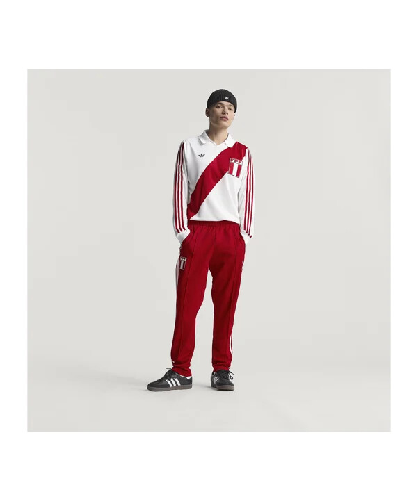 adidas peru trainingshose rot