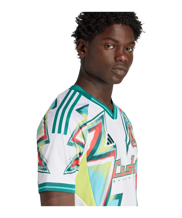 adidas san jose earthquakes authentic trikot 3rd 20252026 weiß