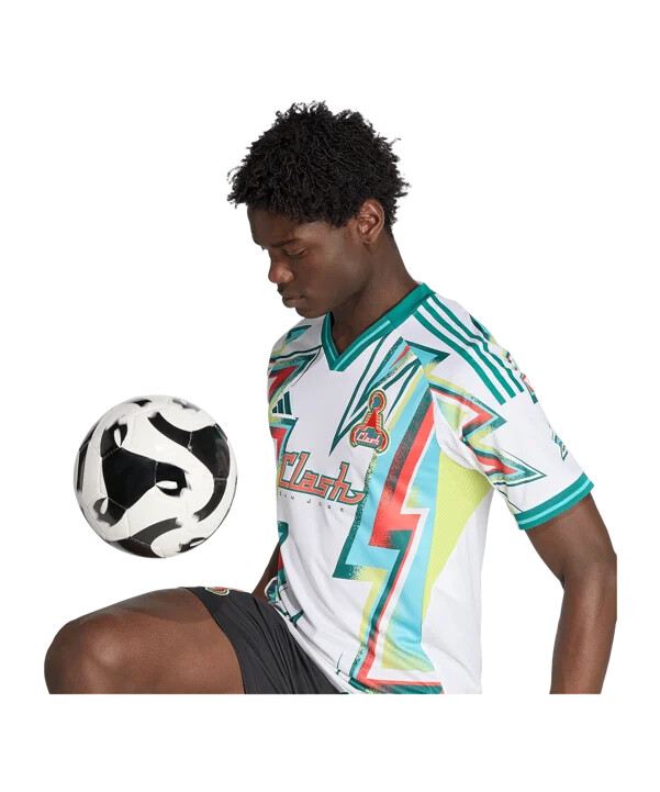 adidas san jose earthquakes authentic trikot 3rd 20252026 weiß