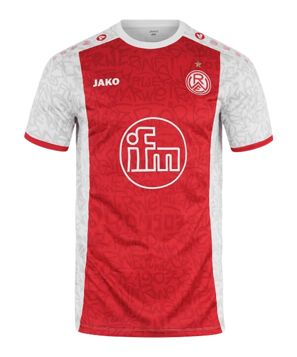 jako rot-weiss essen trikot home 20252026 weiß f656