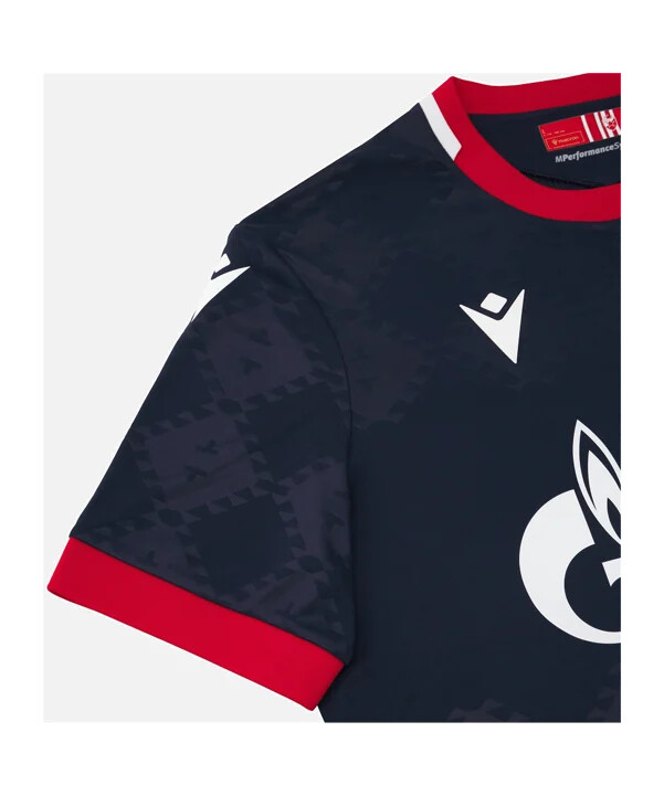 macron roter stern belgrad trikot away 20252026 blau