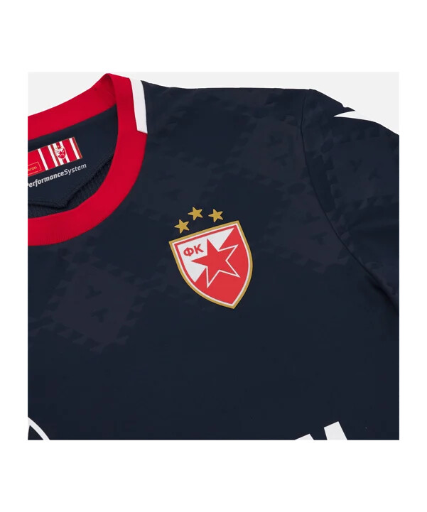 macron roter stern belgrad trikot away 20252026 blau