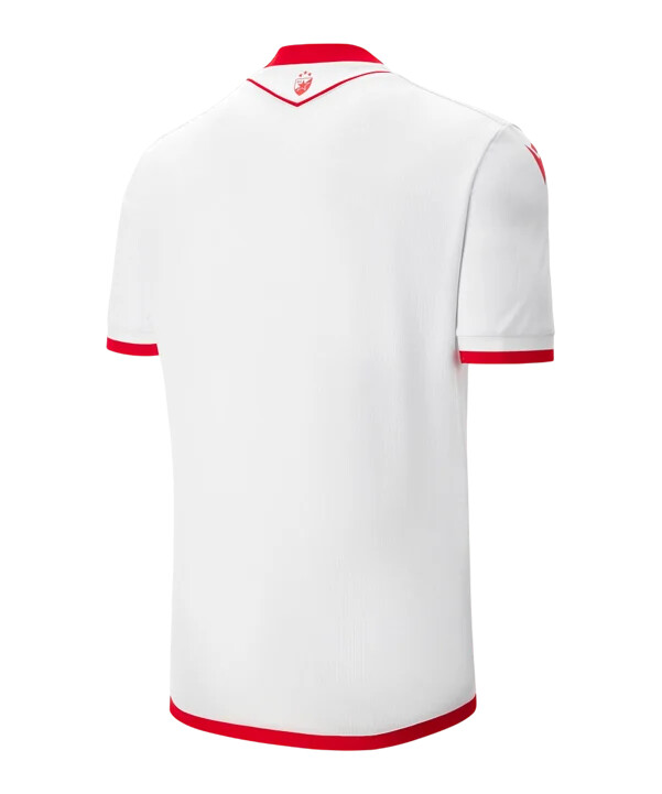 macron roter stern belgrad trikot 3rd 20252026 weiß