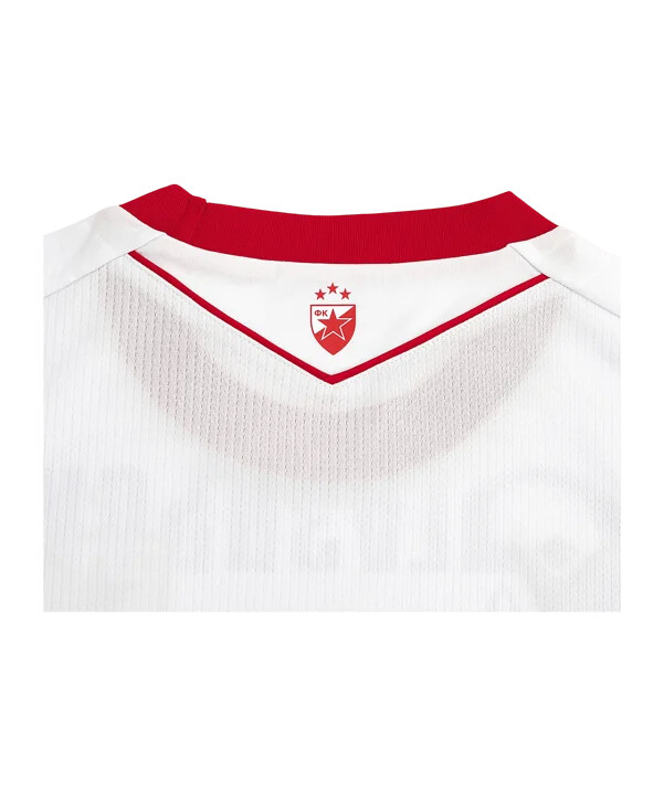 macron roter stern belgrad trikot 3rd 20252026 weiß