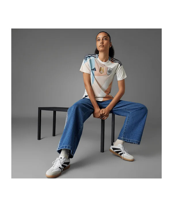 adidas spain trikot auswärts em 2025 damen weiß
