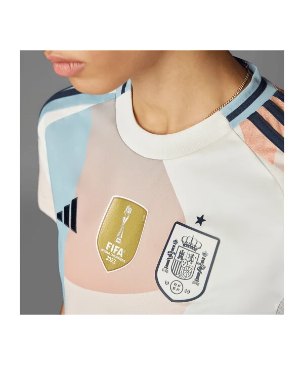adidas spain trikot auswärts em 2025 damen weiß