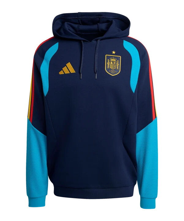 adidas spanien tiro hoody blau