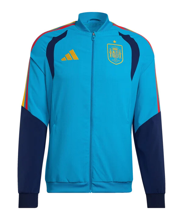 adidas spanien tiro präsentationsjacke blau