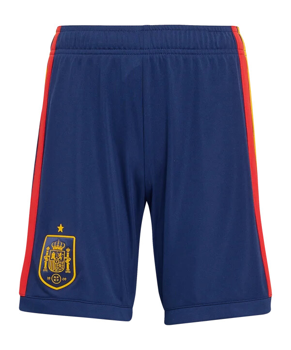 adidas spanien short home wm 2026 kids blau