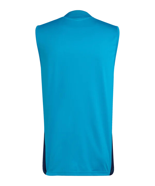 adidas spanien tiro sleeveless trainingsshirt blau