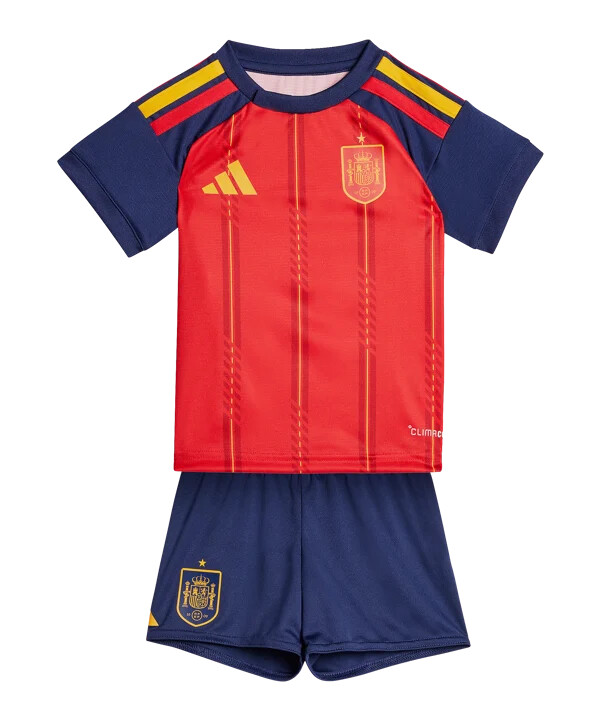 adidas spanien babykit trikot set home wm 2026 kids rot