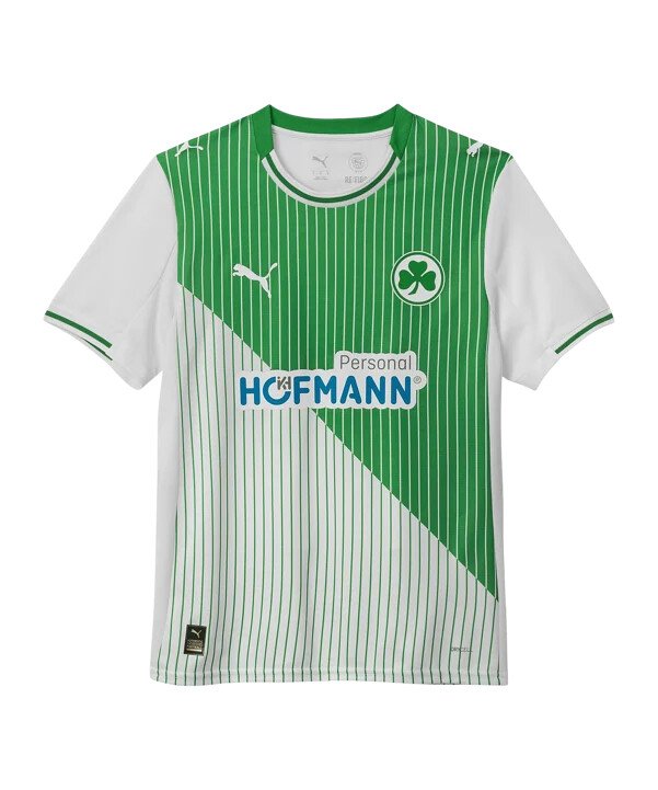 puma spvgg greuther fürth trikot home 20252026 kids weiß f01