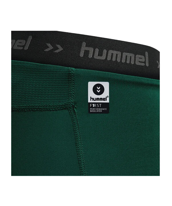 hummel smu print baselayer short grün f5069