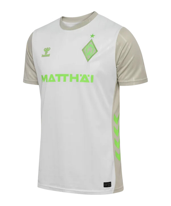 hummel sv werder bremen trikot away 20252026 weiß f9540