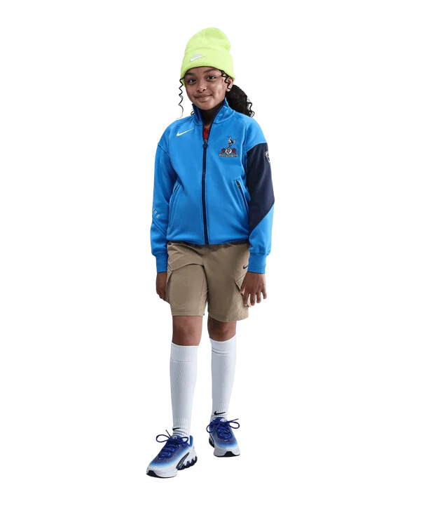 nike tottenham hotspur präsentationsjacke kids blau f428