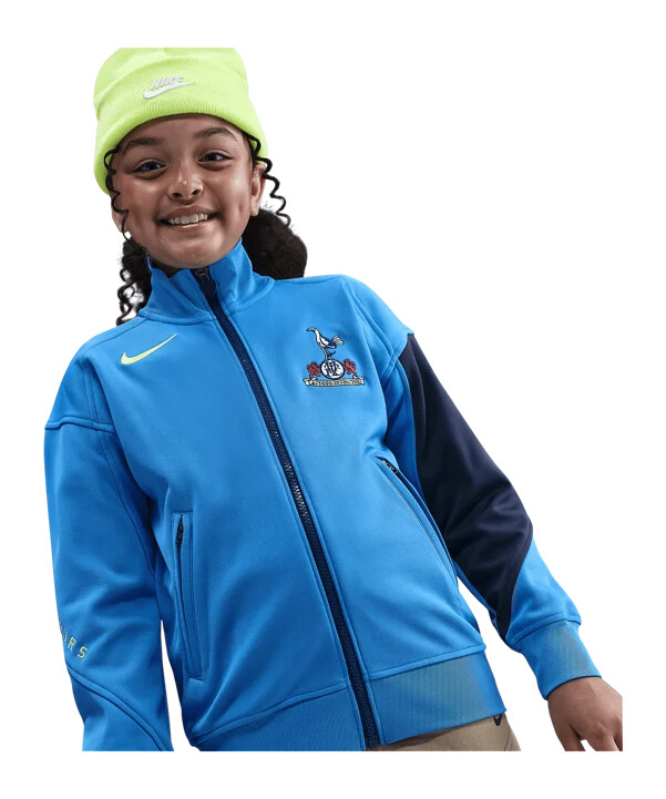 nike tottenham hotspur präsentationsjacke kids blau f428