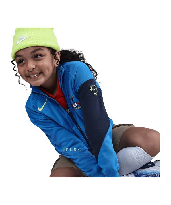 nike tottenham hotspur präsentationsjacke kids blau f428