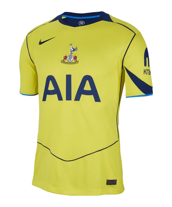 nike tottenham hotspur trikot 3rd 20252026 gelb f741
