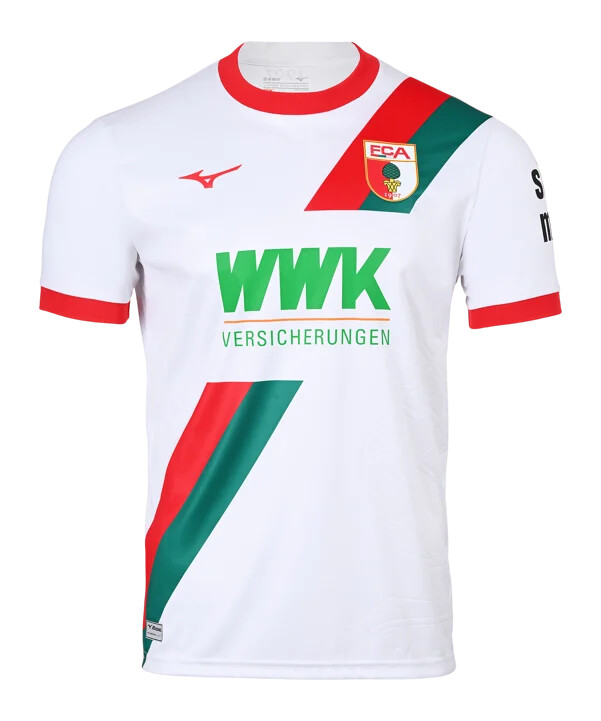 mizuno fc augsburg trikot home 20252026 weiß f01