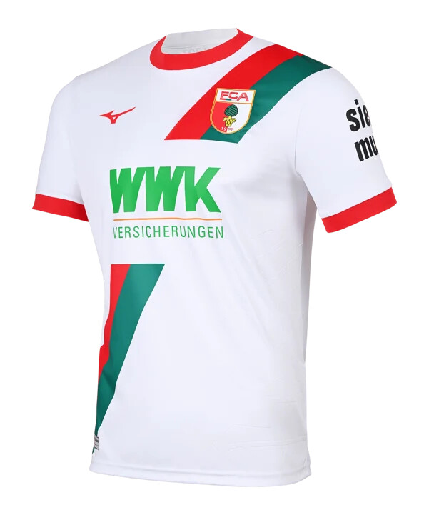 mizuno fc augsburg trikot home 20252026 weiß f01