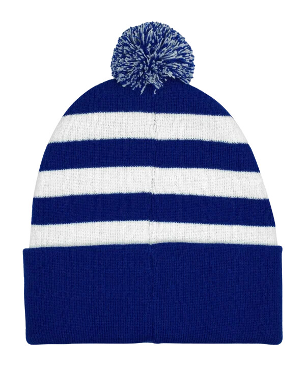 tsv hartberg nhl bronx beanie bommel weiss blau