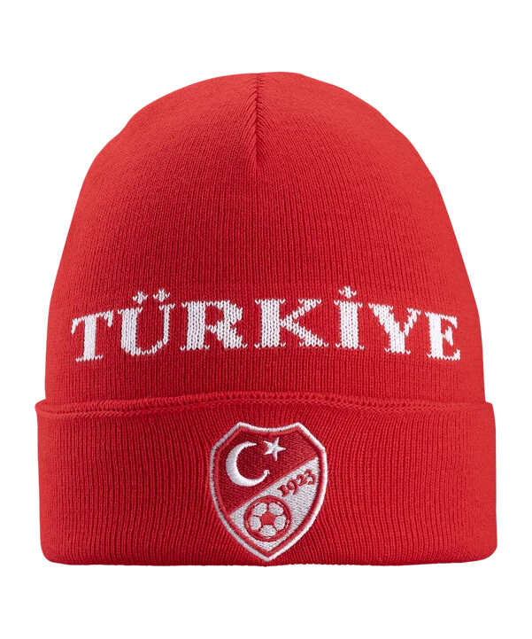 tff türkei beanie bronx em 2024 rot